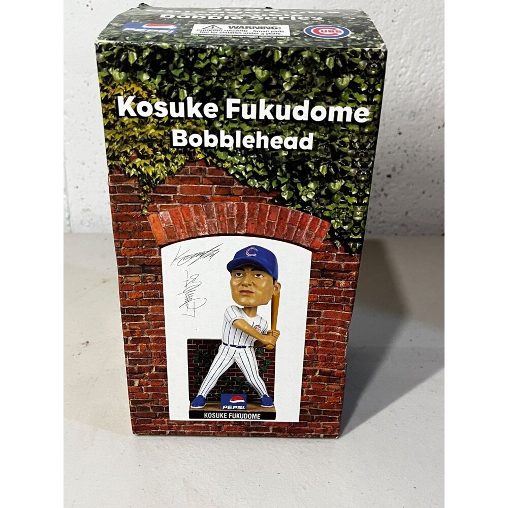 Chicago Cubs 2008 SGA #1 Kosuke Fukodome Baseball Bobblehead NIB
